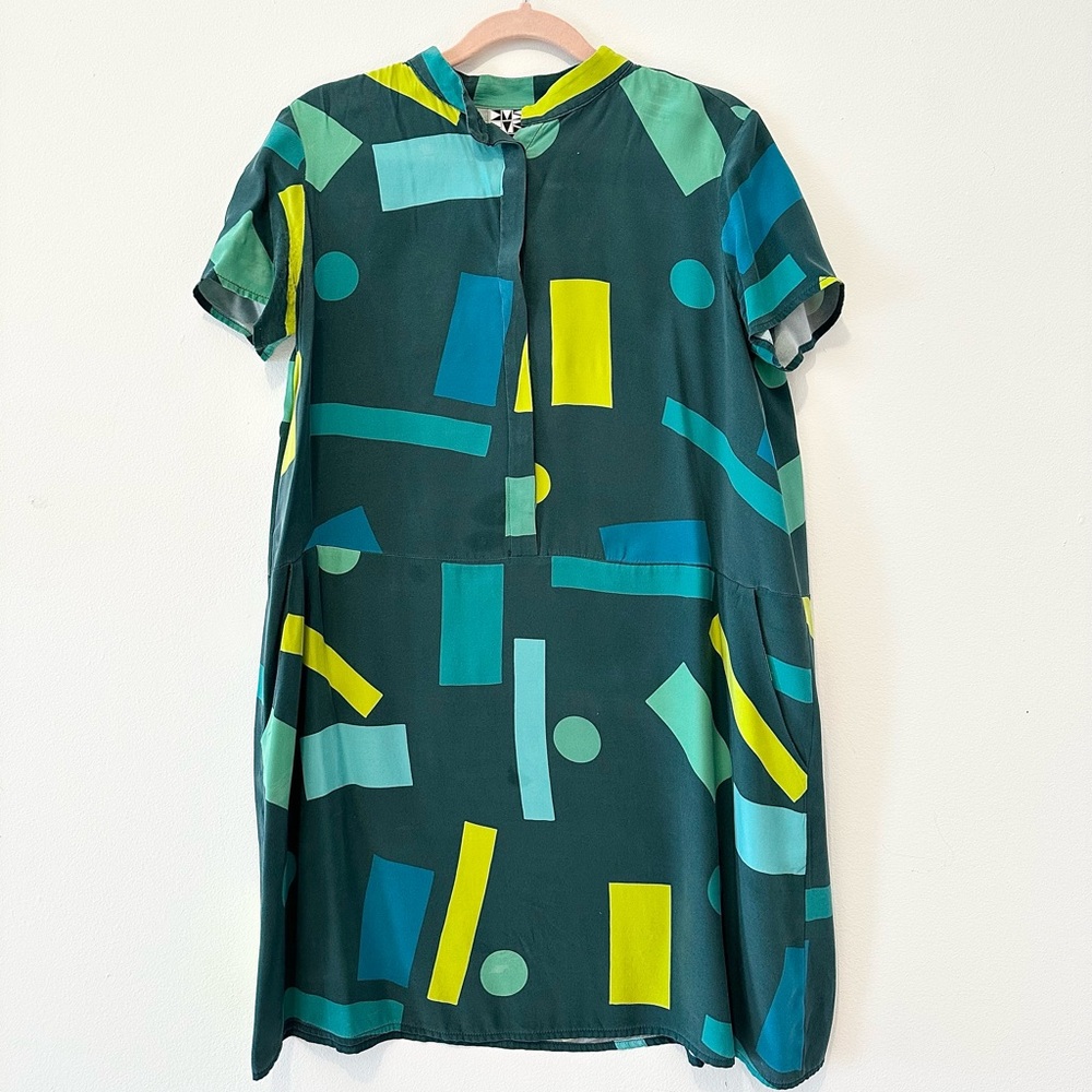Dusen Dusen Silk Shapes mini dress